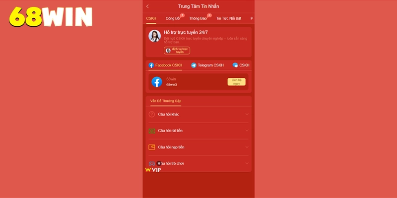 68win ⭐️ Link Vào 68win.com Uy Tín | Tải App 68 win Thưởng +70K 23 Khái quát về tổng đài chăm sóc khách hàng 68win đạt chuẩn