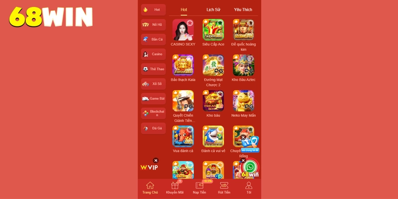 68win ⭐️ Link Vào 68win.com Uy Tín | Tải App 68 win Thưởng +70K 24 Tận hưởng kho game giải trí 68win đồ sộ hơn 3,000 loại